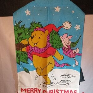 Pooh Christmas Tree Flag